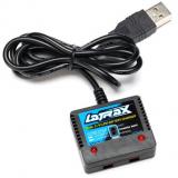 Зарядное устройство Traxxas LaTrax Alias USB 1S Li-Po 3,7 В двухканальное (6638)