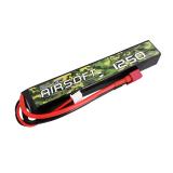 Аккумулятор для страйкбола Gens Ace LiPO 11,1В 1250мАч 3S 25C 124х21х19мм 91г T-Plug Airsoft (B-AS-25/50C-1250-3S1P)