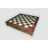 Box Wood / Шахматное Поле-Бокс С Местом Для Укладки Шахмат (CD52G)