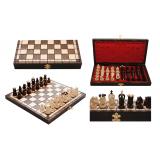 Шахматы 3151 ROYAL maxi, коричневые 31х15,5х4,5см (король-65мм)
