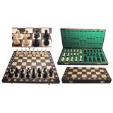 Шахматы 1008 CONSUL коричневые 48x24x5 см (король-95мм)