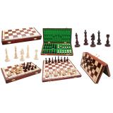 Шахматы 1090 VENUS коричневые 49x24,5x4,8см (король 108мм)