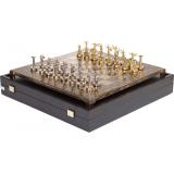 Шахматы Manopoulos Битва титанов в деревянном футляре 36 х 36 см 4.8 кг (S18MBRO)