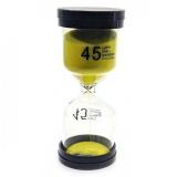 Часы песочные 45 мин желтый песок 13х5,5х5,5 см (32238E)