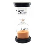 Часы песочные 15 мин оранжевый песок (10,5х4,5х4,5 см) ( 32216A)