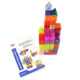 YJ Magnetic Cube Blocks | Развивающая игрушка магнитные блоки с задачами 34 детали
