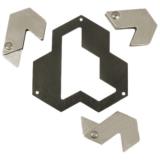 4* Шестиугольник (Huzzle Hexagon) | Головоломка из металла