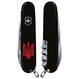 Складной нож Victorinox SPARTAN UKRAINE Трезубец плетёный крас. 1.3603.3_T0691u