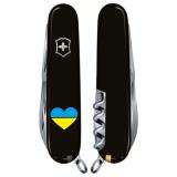 Складной нож Victorinox CLIMBER UKRAINE Сердце сине-желтое 1.3703.3_T1090u