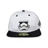 Официальный снепбек Star Wars - White Snap back With Storm Trooper Embroidery And Black Bill