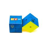 Головоломка Розумний кубик 2х2х2 Кутки "Прапор України" (Bicolor Corner Smart Cube 2x2x2 "Ukraine")