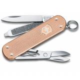 Классический нож-брелок Swiss Army Knife, Classic SD Alox Colors, 58 mm, Fresh Peach, Gift Box
