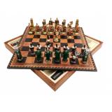Набор ItalFama Римляне против варваров шахматы + шашки + нарды (1993219MAP)