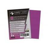 Протекторы для карт Games7Days (66 х 91 мм, MTG, 80 шт.) Purple (PREMIUM)