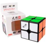 QiYi WuXia 2x2 M | Магнитный Кубик 2х2 черный