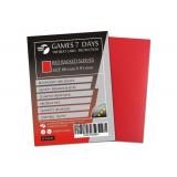 Протекторы для карт Games7Days (66 х 91 мм, MTG, 80 шт.) Red (PREMIUM)
