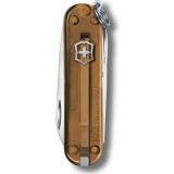 Нож-брелок Victorinox Classic SD Transparent Colors (0.6223.T55G) 7 функций, 58 мм, Gift Box