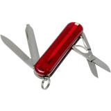 Нож Victorinox СLASSIC SD полупрозрачный красный 0.6223.T
