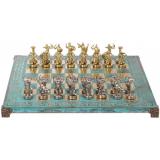 Шахматы Manopoulos Битва титанов в деревянном футляре 36 х 36 см 4.8 кг (S18MTIR)