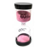 Часы песочные 60 мин розовый песок (13х5,5х5,5 см)