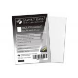 Протекторы для карт Games7Days (66 х 91 мм, MTG, 80 шт.) White (PREMIUM)