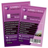 Протектори для карт Games7Days (56 х 87 мм, Standard USA, 100 шт.) (STANDART)