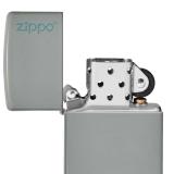 Зажигалка Zippo 49452 Flat Grey Zippo Logo (49452ZL)
