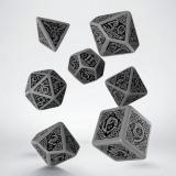 Набор кубиков Celtic 3D Revised Gray & black Dice Set