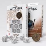 Набор кубиков Q Workshop The Witcher Dice Set. Geralt - The White Wolf