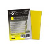 Протекторы для карт Games7Days (66 х 91 мм, MTG, 80 шт.) Yellow (PREMIUM)