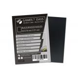 Протекторы для карт Games7Days (66 х 91 мм, MTG, 80 шт.) Black (PREMIUM)