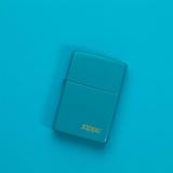 Зажигалка Zippo 49454 Flat Turquoise Zippo Lasered (49454ZL)