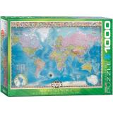Пазл Eurographics Карта Мира, 1000 элементов