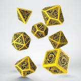Набор кубиков Celtic 3D Revised Yellow & black Dice Set