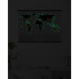 Светящаяся Cкретч Карта Мира Travel Map® Glow World
