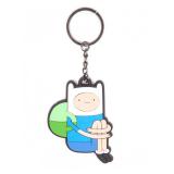 Официальный брелок Adventure Time - Sitting Finn Rubber Keychain
