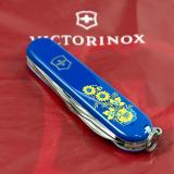 Складной нож Victorinox SPARTAN UKRAINE Цветы 1.3603.2_T1050u