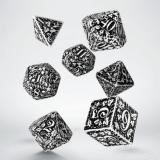 Набір кубиків Forest 3D White &amp; black Dice Set