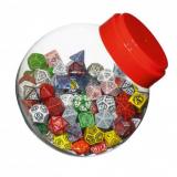 Набір кубиків Jar of dice with D4, D6, D8, D10, D12, D20, D100