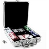 Покерный набор в алюминиевом кейсе 100 фишек, номинал 1-50, 11,5гр. (арт CG11100)