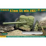 Французская противотанковая пушка 47 мм SA Mle 1937 (ACE72529) Масштаб:  1:72