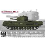 Танк «Черчилль» MK V (AF35155) Масштаб:  1:35