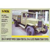 Советский грузовой автомобиль ЗИС-5В (1944 поздний тип производства) (SMK87303) Масштаб:  1:87
