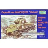 Средний танк M4A3 (105) HVSS "Шерман" (UM381) Масштаб:  1:72