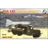 ZZ87019 ZiS-151 vehicle with P-15 anti-ship missile (ZZ87019) Масштаб:  1:87