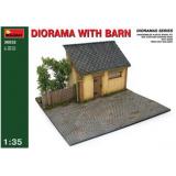 MA36032  Diorama with barn (Діарама)