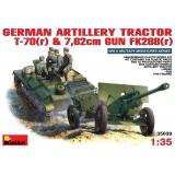 MA35039  German artillery tractor T-70(r) with 7,62cm FK 288(r)