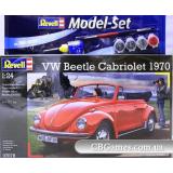 Подарочный набор с автомобилем VW Beetle Carbriolet 1970 (RV67078) Масштаб:  1:24