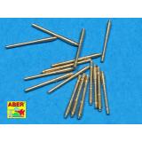 Set of 12 pcs 152 mm barrels for ships: Nelson, Rodney (ABR700-L19) Масштаб:  1:700