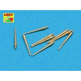 Set of 9 pcs 203 mm barrels for USN ships : New Orleans, Minneapolis type (ABR700-L26) Масштаб:  1:700